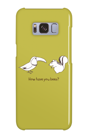 なかよしバード ［ ハードケース（光沢） for Galaxy S8 ］