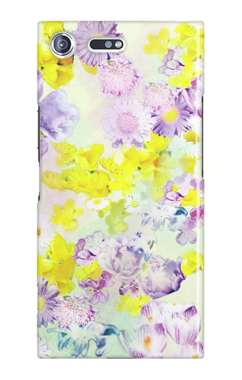 ドリーミングフラワー ［ ハードケース（光沢） for Xperia XZ Premium ］
