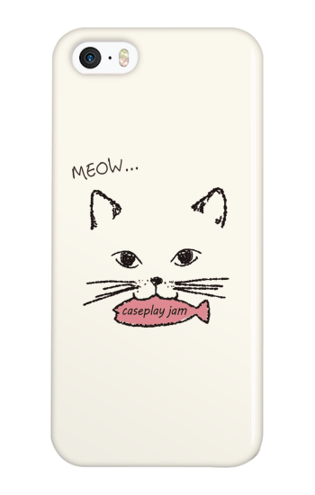 食いしん坊なねこ ［ ハードケース（光沢） for iPhone 5s ］
