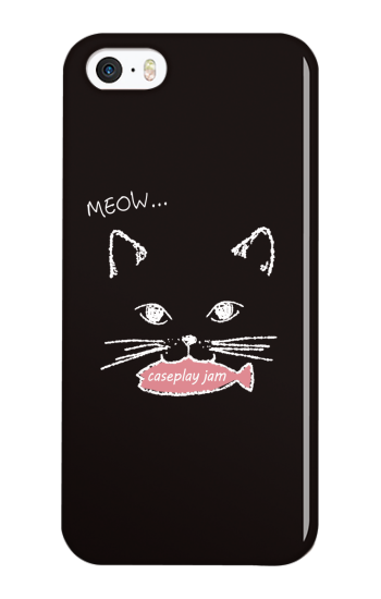 食いしん坊なねこ ［ ハードケース（光沢） for iPhone 5 ］