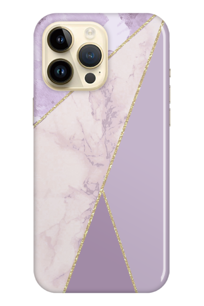 マーブルトライアングルパレット ［ ハードケース（光沢） for iPhone 14 Pro Max ］