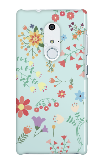 キュートな花柄 ［ ハードケース（光沢） for ARROWS NX（f01f） ］