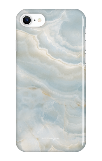 Blue lace agate ［ ハードケース（光沢） for iPhone SE 第2世代 ］
