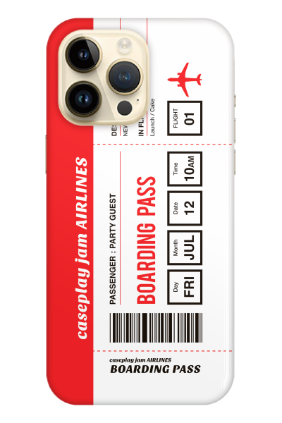 BOARDING TICKET ［ ハードケース（光沢） for iPhone 14 Pro Max ］