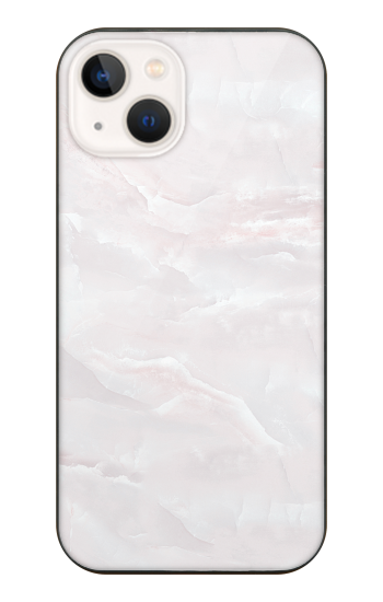 クリスタルマーブル ［ ガラスケース（黒） for iPhone 13 ］