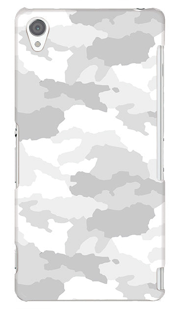 シンプル迷彩 ［ ハードケース（光沢） for Xperia Z3 ］