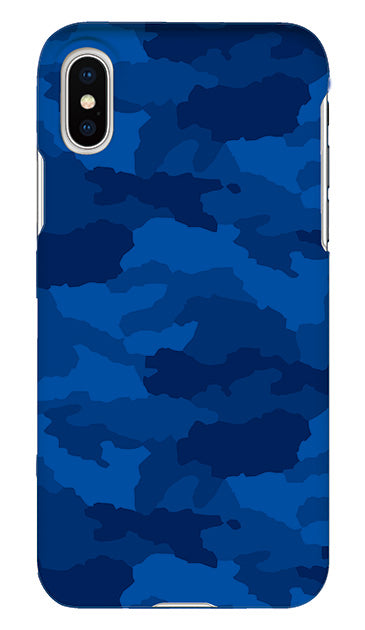 シンプル迷彩 ［ ハードケース（光沢） for iPhone X ］