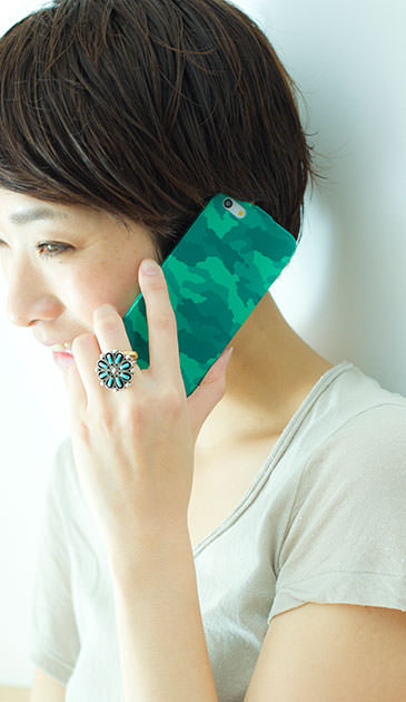 シンプル迷彩 ［ ハードケース（光沢） for Xperia XZ1 Compact ］