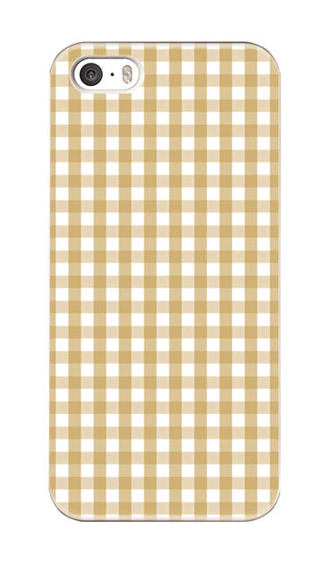 Fine ギンガムチェック ［ ハードケース（光沢） for iPhone 5s ］