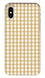 Fine ギンガムチェック ［ ハードケース（光沢） for iPhone XS ］