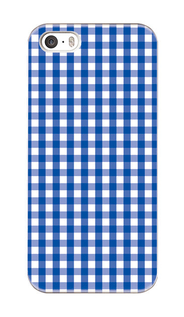 Fine ギンガムチェック ［ ハードケース（光沢） for iPhone 5 ］