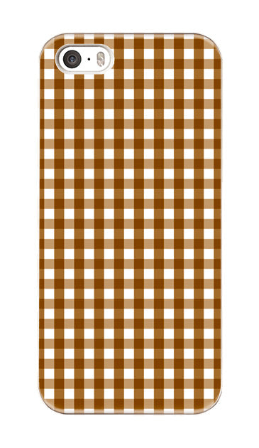Fine ギンガムチェック ［ ハードケース（光沢） for iPhone 5s ］