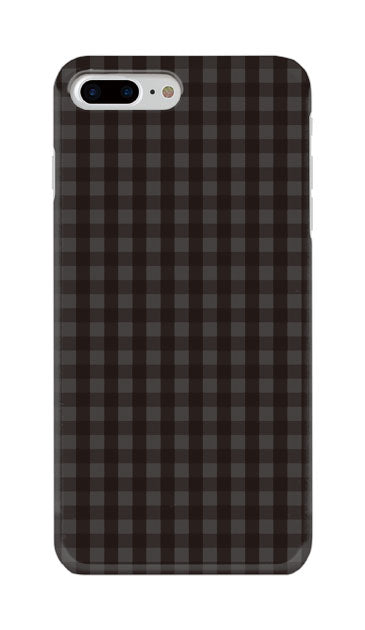Fine ギンガムチェック ［ ハードケース（光沢） for iPhone 7 Plus ］