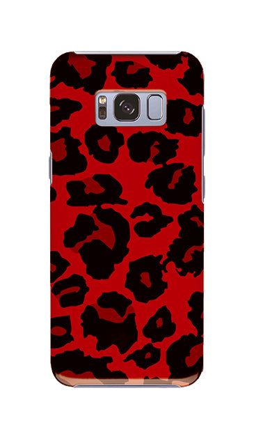 Medium レオパード ［ ハードケース（光沢） for Galaxy S8 ］