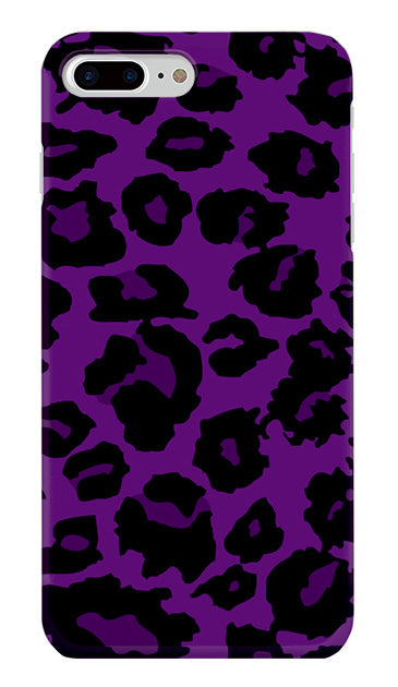 Medium レオパード ［ ハードケース（光沢） for iPhone 8 Plus ］
