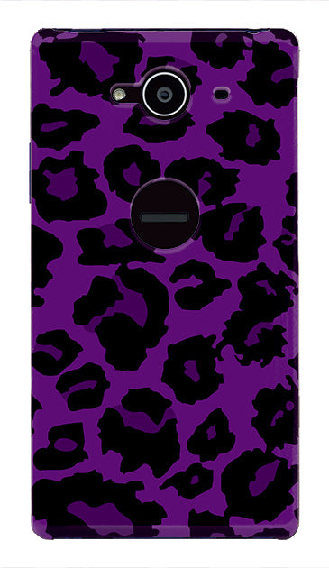 Medium レオパード ［ ハードケース（光沢） for AQUOS ZETA SH-01H ］