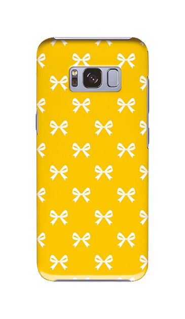 Medium リボン ［ ハードケース（光沢） for Galaxy S8 ］