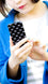 Medium リボン ［ ハードケース（光沢） for AQUOS EVER ］