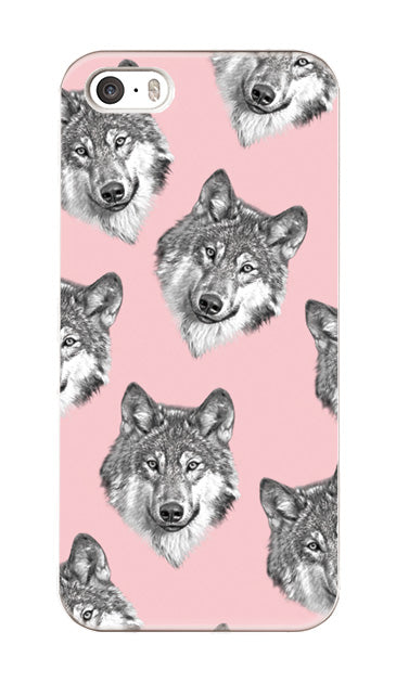 オオカミ集合 ［ ハードケース（光沢） for iPhone 5 ］