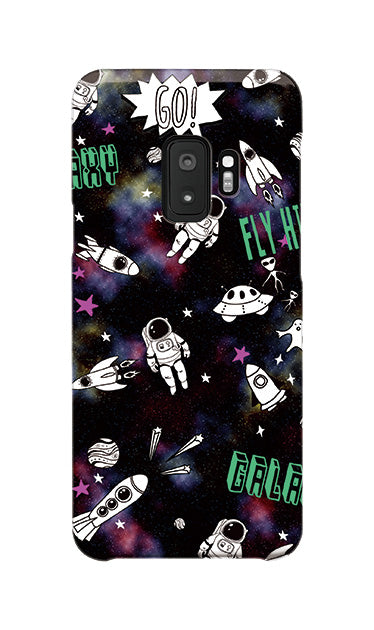 FUNKY宇宙 ［ ハードケース（光沢） for Galaxy S9 ］