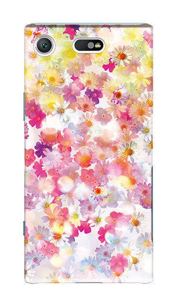 木漏れ日フラワー ［ ハードケース（光沢） for Xperia XZ1 Compact ］