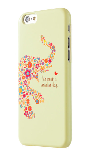 フラワーゾウさん ［ ハードケース（光沢） for HUAWEI P9lite ］