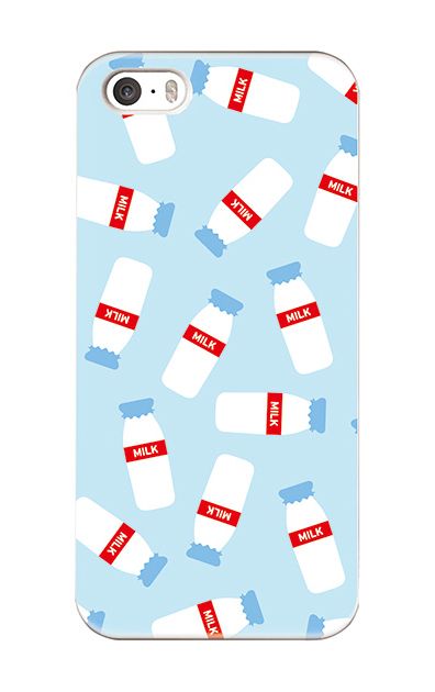 おいしいミルク ［ ハードケース（光沢） for iPhone SE 第1世代 ］