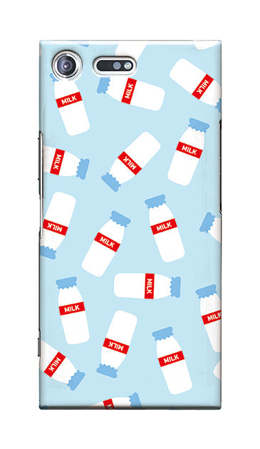 おいしいミルク ［ ハードケース（光沢） for Xperia XZ Premium ］