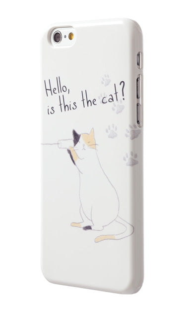 糸電話ねこ ［ ハードケース（光沢） for Xperia Z5 Premium ］