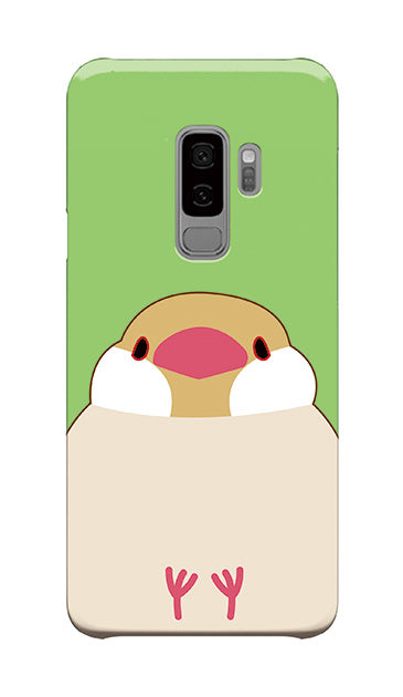 ふくふく文鳥 ［ ハードケース（光沢） for Galaxy S9+ ］